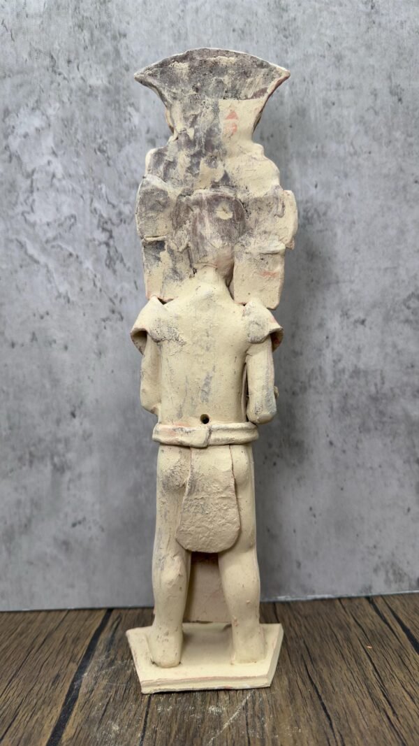 Mictlan  Mexican Clay Sculpture of Mictlantecuhtli, Aztec God of Death Folk Art, Pre-Hispanic Skeleton Figure, Day of the Dead - Image 4