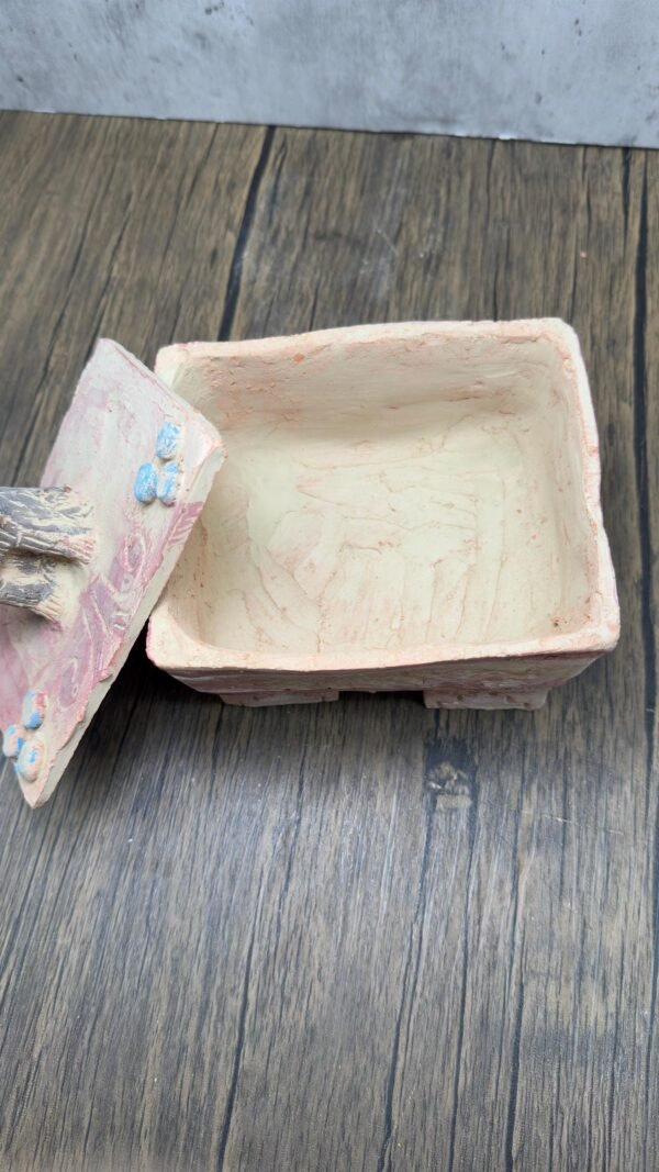 Xoloitzcuintle Jewelry Box, Handcrafted in Metepec, Mexican Clay Keepsake, Sacred Dog of the Aztecs, Mesoamerican Spirit Animal - Image 3