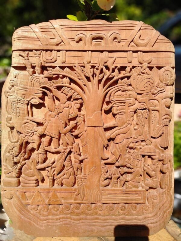 Aztec Art, Mayan art, Mexican painting, Prehispanic, Wood carving, Handcrafted ASK FOR CUSTOMIZE