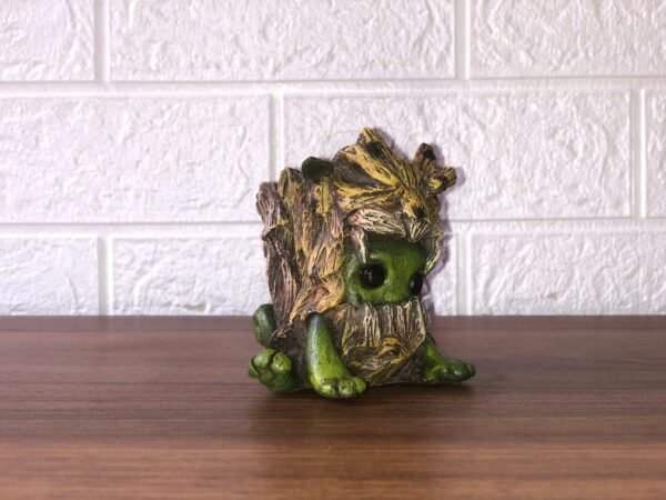 Log Planter Sculpture for Flowers, Cactus and Succulent Plants, Indoor or Outdoor Home Decor,  Modern Flower Pot, Animal  Planter, 3 X 2 - Image 2