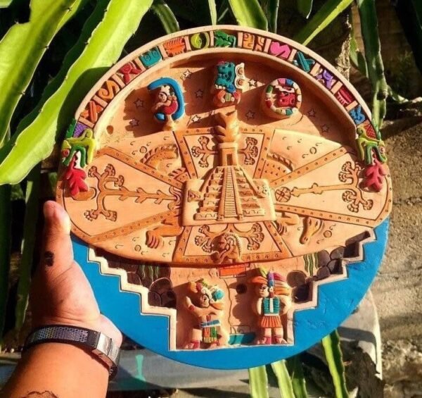 Aztec Art, Mayan art, Mexican painting, Prehispanic, Chichen Itza , Wood carving, Handcrafted ASK FOR CUSTOMIZE