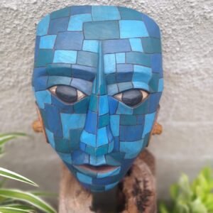 Prehispanic Wooden mask, Mayan culture, Mexican wall art, Hand carved ASK FOR CUSTOMIZE