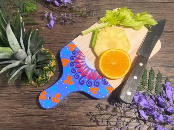 Alebrije Painted cutting board, Rustic cutting board, Small cutting board, Wood chopping board, Chesse serving board