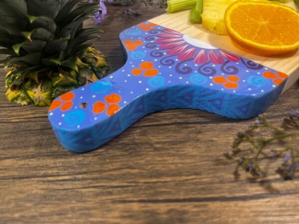 Alebrije Painted cutting board, Rustic cutting board, Small cutting board, Wood chopping board, Chesse serving board - Image 2