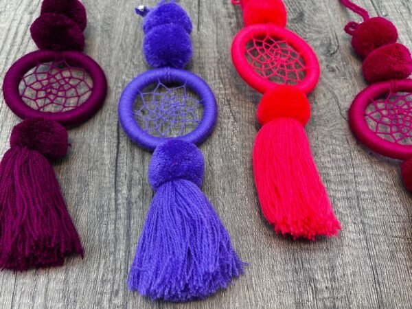 Christmas ornaments, Mexican christmas, Mexican ornaments, Car dream catcher, Small dream catcher - Image 2