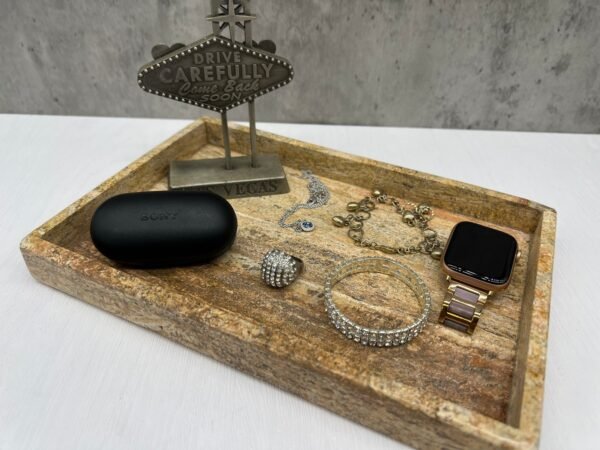 Marble dinning table, Marble tray, Wine serving tray, Vanity tray bathroom, Large serving tray, Marble jewelry tray, luxury marble tray - Image 2