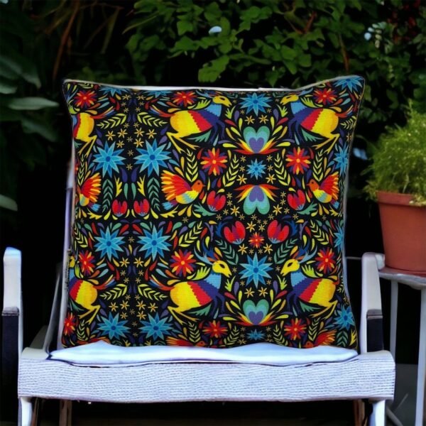Otomi pillow, Mexican pillow, Spring throw pillow, Cushion cover, Pillow cases, Window seat cushion, Includes 2 pieces