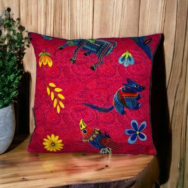 Spring throw pillow, Mexican pillow, Cushion cover, Pillow cases, Window seat cushion, Includes 2 pieces - Image 2