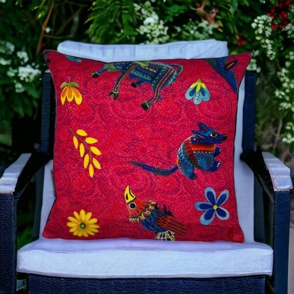 Spring throw pillow, Mexican pillow, Cushion cover, Pillow cases, Window seat cushion, Includes 2 pieces