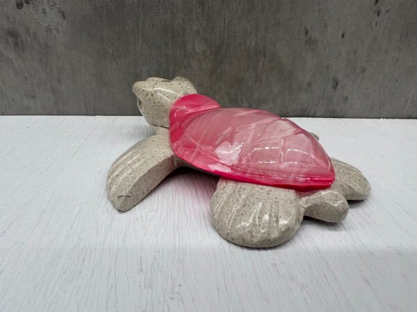 Turtle statue, Crystal turtle, Turtle carving, Marble turtle, Turtle figurine, Hand carved turtle, Miniature turtle, Stone turtle - Image 2