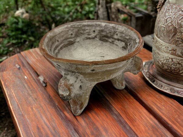 Incense Burner Handcraft Mexican Culture Home Decor Prehispanic Vintage Rustic Clay  Antique Ancrestral Figurines