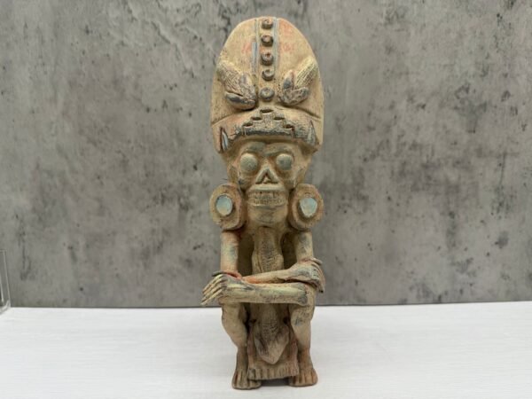 Nahuales de Tezcatl  Handcraft Mexican Culture Home Decor Prehispanic Vintage Rustic Clay Material Antique Ancrestral Figurines - Image 2