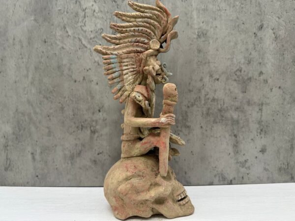 Nahuales de Tezcatl  Handcraft Mexican Culture Home Decor Prehispanic Vintage Rustic Clay Material Antique Ancrestral Figurines - Image 2