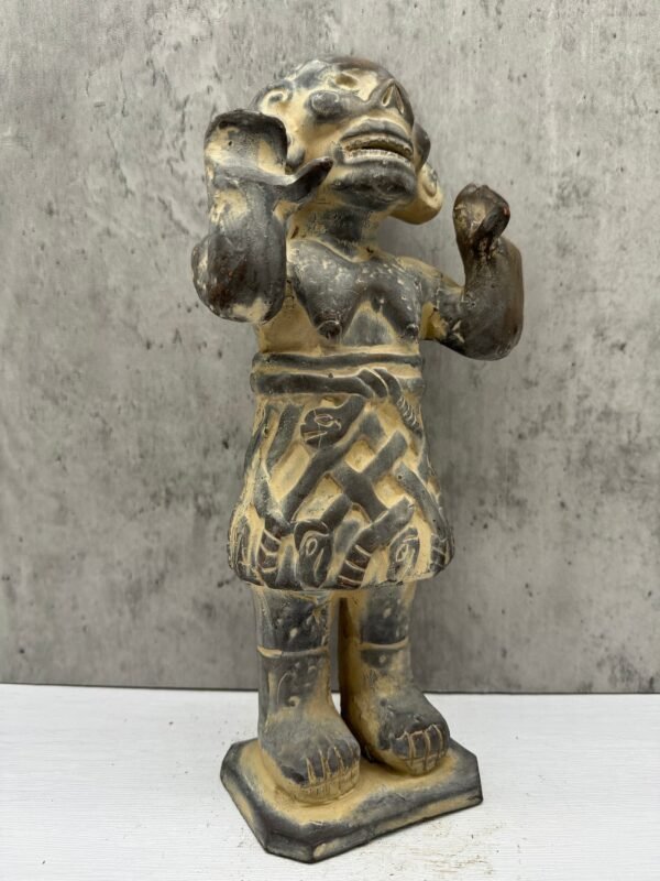 Nahuales de Tezcatl  Handcraft Mexican Culture Home Decor Prehispanic Vintage Rustic Clay Material Antique Ancrestral Figurines - Image 2