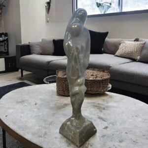 Couple sculpture, Woman sculpture, Family statue, Family figure, Gemstone family, Family sculpture, Crystal family