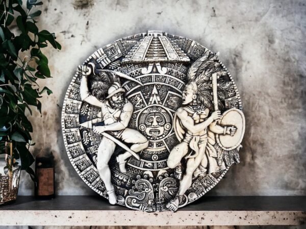 Decoración mexicana, Decoración mural maya, Kukulkan, Prehispánico, Piedra calendárica azteca