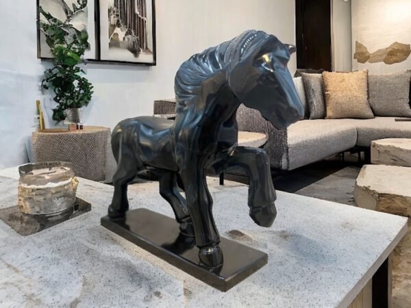 Horse statue, Horse carving, Crystal horse, Decorative horse, Carved stone animal, Marble horse