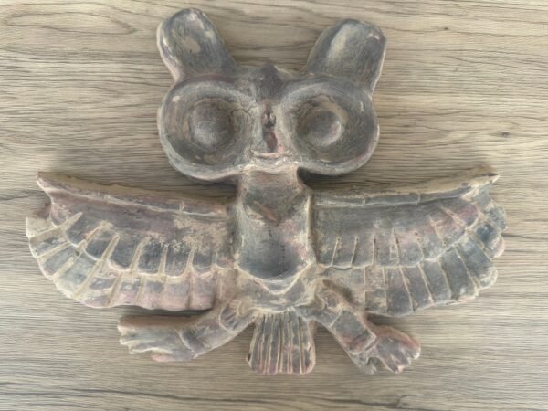 Owl Wall Decor Vintage Handcraft Mexican Culture Home Decor Prehispanic Vintage Rustic Clay Material Antique Ancrestral Figurines - Image 2