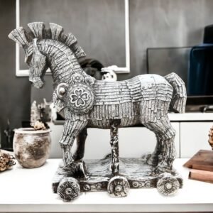 Horse Of Troy Mexican Decoration The Trojan Horse , Prehispanic, Trojan War , City OF Troy Statue Home Decor