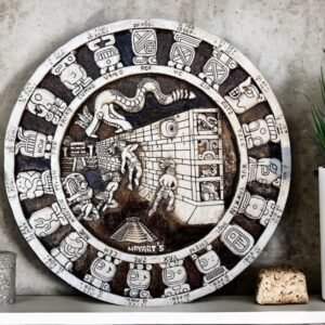 Maya, Mexican wall art, Quetzalcoatl, Mayan calendar, Mexican decoration, Mayan wall decor, Mayan art