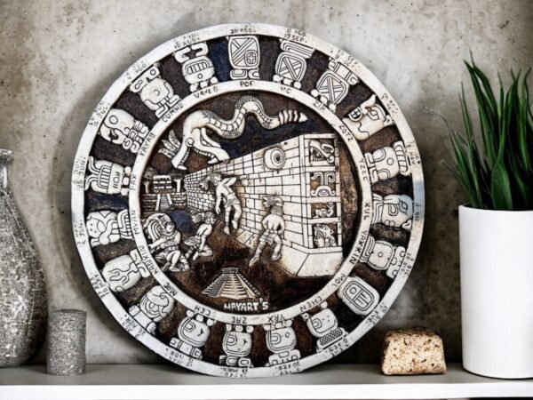 Maya, Mexican wall art, Quetzalcoatl, Mayan calendar, Mexican decoration, Mayan wall decor, Mayan art