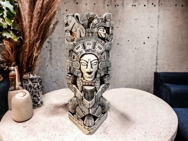 Mexican decoration, Mayan art, Prehispanic, Maya decor, Large Mexican statue