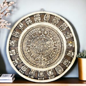 Mexican wall art, Aztec wall art, Aztec wall decor, Mexican decoration, Prehispanic, Aztec calendar stone, Wall Hanging Decor