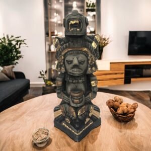 Mexican folk art, Mayan art, Mayan decor, Prehispanic, Mexican sculpture, Mayan warrior