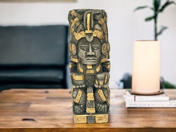 Mexican folk art, Mayan art, Mayan decor, Prehispanic, Mexican sculpture, Mayan warrior