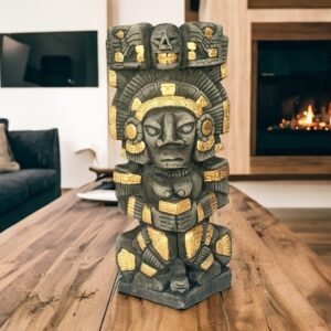 Mexican folk art, Mayan art, Mayan decor, Prehispanic, Mexican sculpture, Mayan warrior