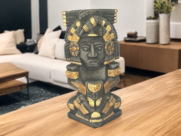 Mexican folk art, Mayan art, Mayan decor, Prehispanic, Mexican sculpture, Mayan warrior