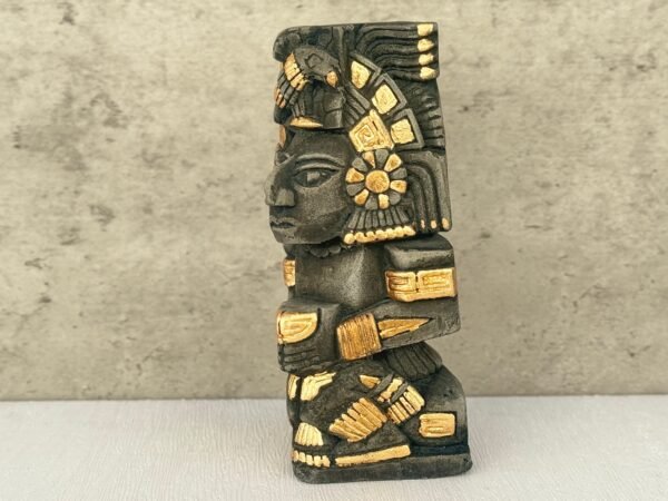 Mexican folk art, Mayan art, Mayan decor, Prehispanic, Mexican sculpture, Mayan warrior - Image 2