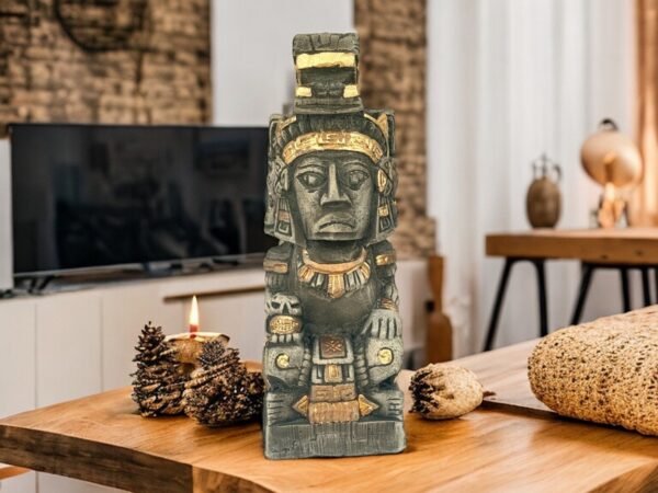 Mexican folk art, Mayan art, Mayan decor, Prehispanic, Mexican sculpture, Mayan warrior
