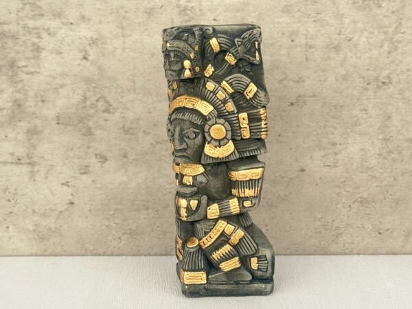 Mexican folk art, Mayan art, Mayan decor, Prehispanic, Mexican sculpture, Mayan warrior - Image 2