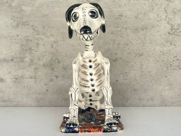 Talavera Pote Dog, Ceramic dog, Talavera pottery, Mexican pottery, Pote Dog statue, Dog sculpture - Image 2