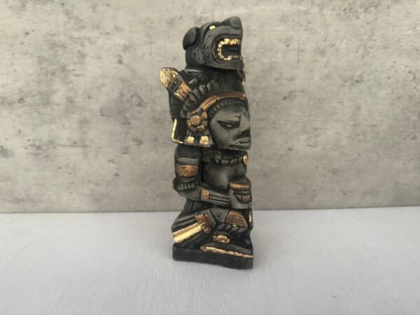Mexican folk art, Mayan art, Mayan decor, Prehispanic, Mexican sculpture, Mayan warrior - Image 2