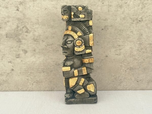 Mexican folk art, Mayan art, Mayan decor, Prehispanic, Mexican sculpture, Mayan warrior - Image 2
