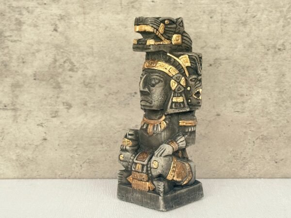 Mexican folk art, Mayan art, Mayan decor, Prehispanic, Mexican sculpture, Mayan warrior - Image 2