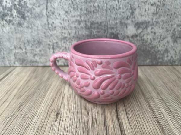 Cappuccino Cup, Mexican Coffee Mug, Puebla Talavera Pottery, Ceramic Thermos, Handmade Lead-Free, Custom Available - Image 2