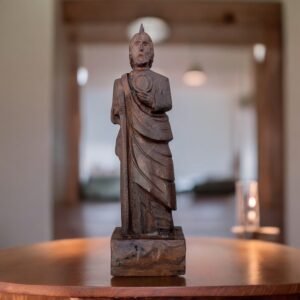 Large Ironwood San Judas Tadeo Handcarfted Sculpture In 1 Piece  From Desert Sonora Mexico Palo Fierro Carved Vintage And Rustic  Home Decor