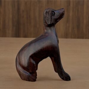 Ironwood Labrador Dog  Handcarfted Sculpture In 1 Piece  From Desert Sonora Mexico Palo Fierro Carved Vintage And Rustic  Home Decor