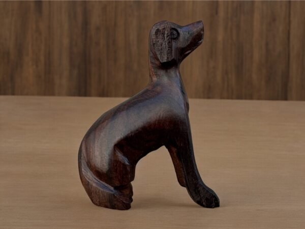 Ironwood Labrador Dog  Handcarfted Sculpture In 1 Piece  From Desert Sonora Mexico Palo Fierro Carved Vintage And Rustic  Home Decor