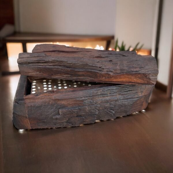 Large Ironwood Domino Game Set Handcarfted From Desert Sonora Mexico Palo Fierro Carved Vintage  Rustic  Home Decor