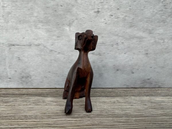 Ironwood Labrador Dog  Handcarfted Sculpture In 1 Piece  From Desert Sonora Mexico Palo Fierro Carved Vintage And Rustic  Home Decor - Image 2