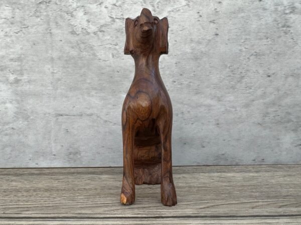 Ironwood Labrador Dog  Handcarfted Sculpture In 1 Piece  From Desert Sonora Mexico Palo Fierro Carved Vintage And Rustic  Home Decor - Image 2