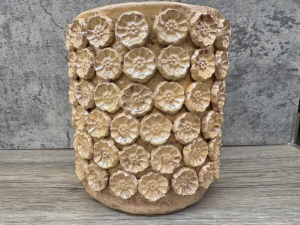 Flower Planter Pot Glazed Michoacán México Handcrarted By Artisans,  Pottery Vase Dry Herbs Indoor & Outdoor Handmade Home Decor Garden - Image 2