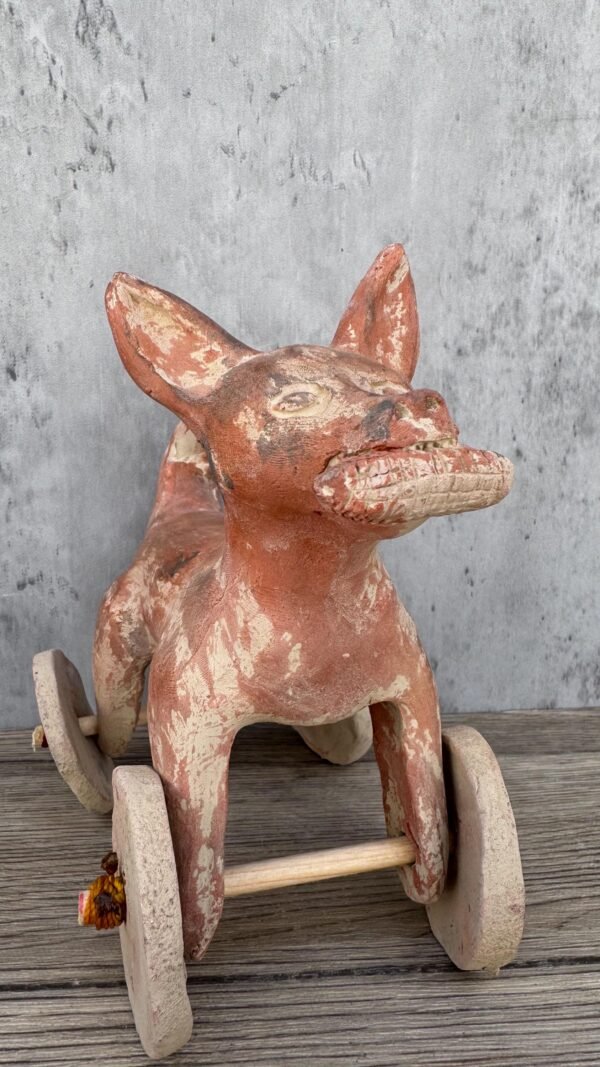 Xoloizcuintle Xolo Ancient Mexico History , Prehispanic Mythology Vintage Rustic Clay Mateial Folk Art Home Decor - Image 2