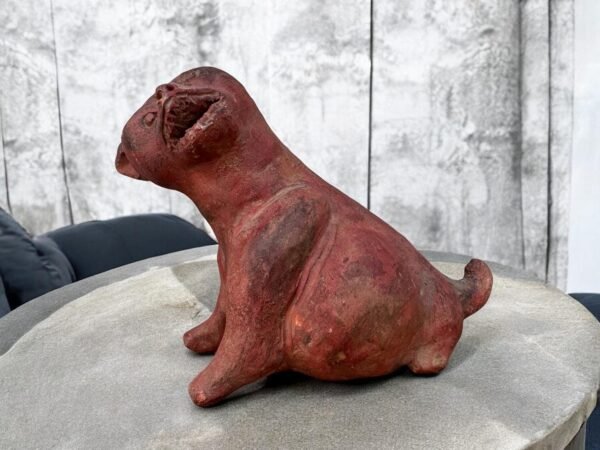 Xoloizcuintle Xolo Ancient Mexico History , Prehispanic Mythology Vintage Rustic Clay Mateial Folk Art Home Decor