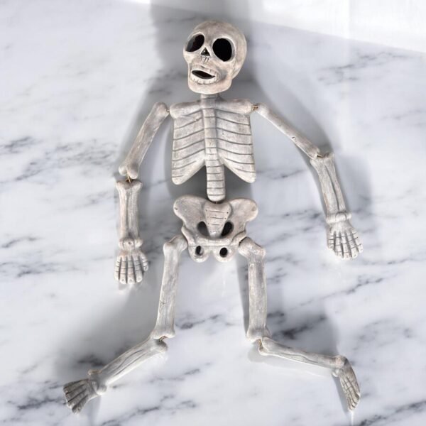 Artisan Mexican Skeleton Figurine - Handcrafted Clay  Mesoamerican Decor, Unique Skeleton Decoration For Halloween, Dia de los Muertos