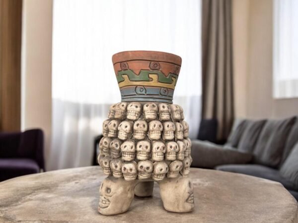 Vase Handcraft Mexican Culture Home Decor Prehispanic Vintage Rustic Clay  Antique Ancrestral Figurines